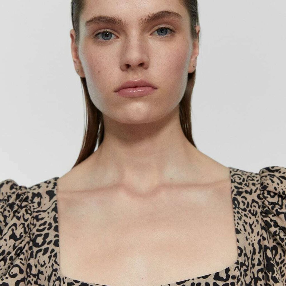 HOST PICK🎉 NWT ZARA Animal Print Maxi Dress 👗 - Picture 10 of 12